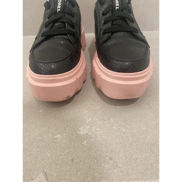 Sorel Women's Caribou X Waterproof‎  Black Pink Shoes Size 7 - Picture 6 of 9